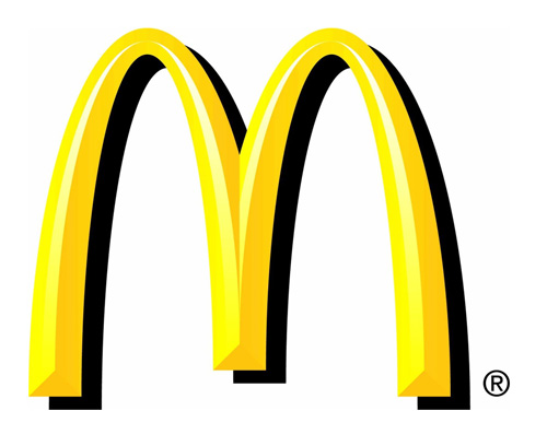 The famous McDonald's Logo
